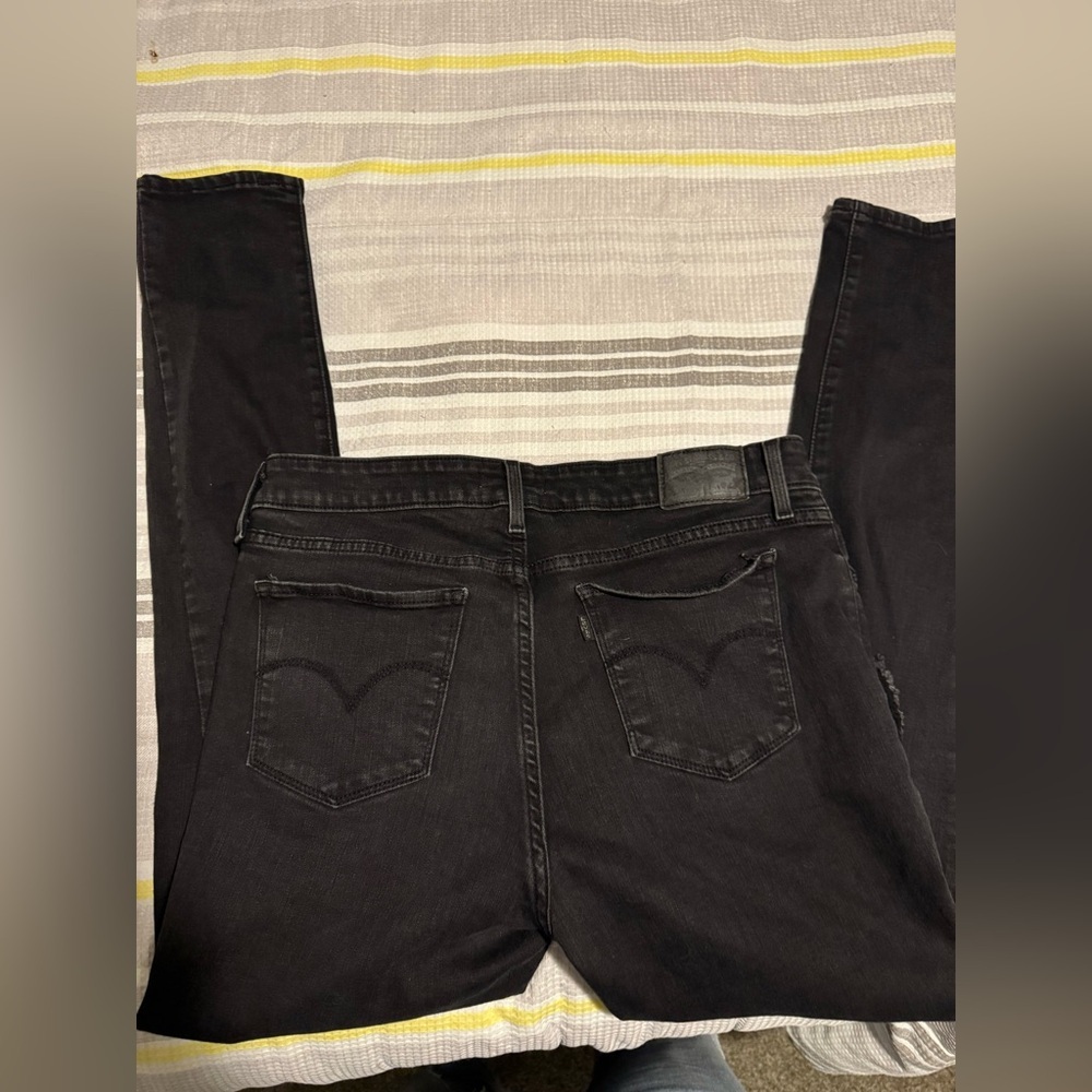 NWOT Levi’s 711 Skinny Women’s Black 32 Jeans - Picture 6 of 7